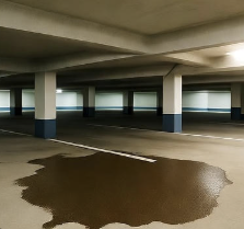 נזילה בחניון